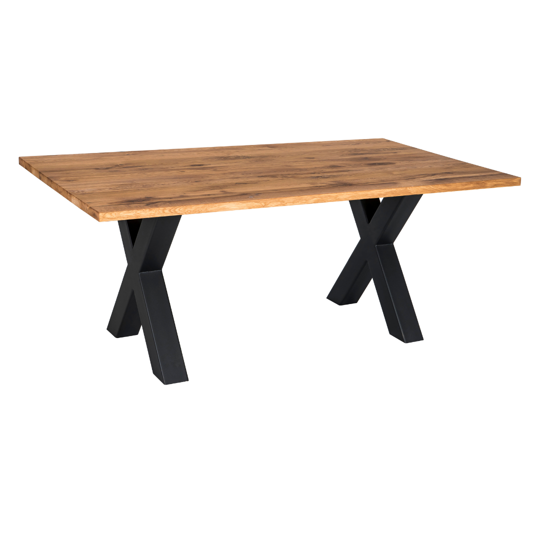 Fargo Blonde Oil Dining Table (T) - Anthracite