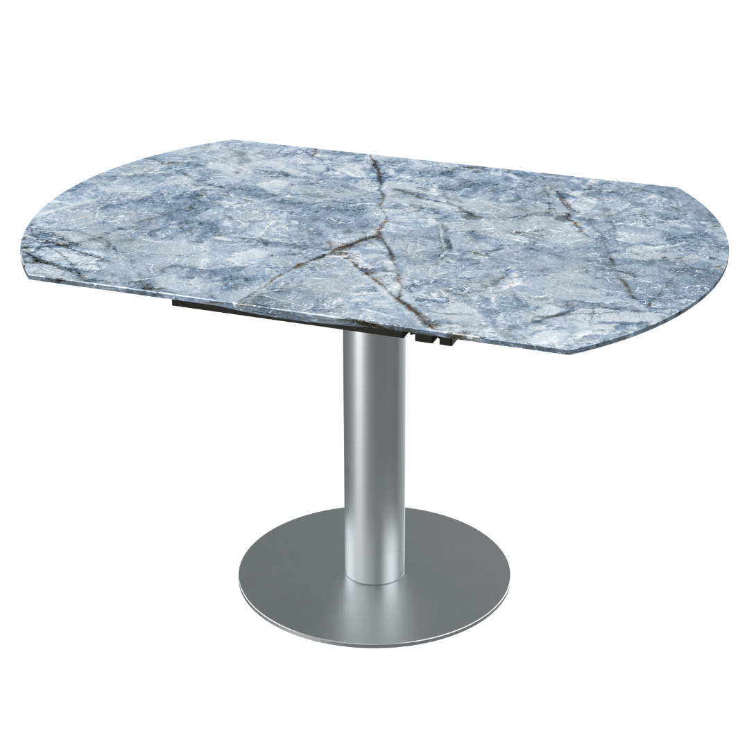 Luna Dining Table - Blue Onyx Marble