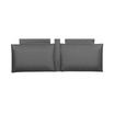 Enzo 6ft Headboard Cushion (Dark Grey)