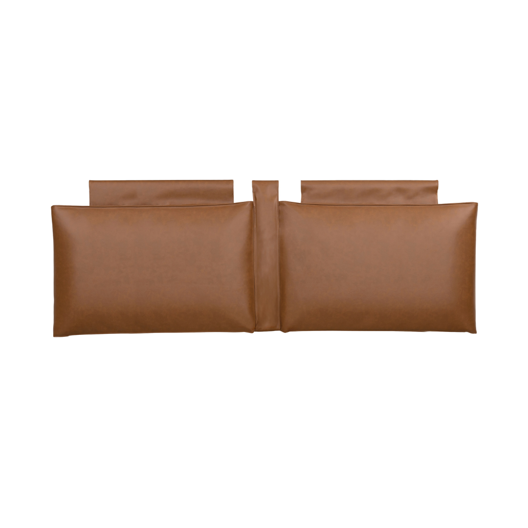 Enzo 6ft Headboard Cushion (Tan)