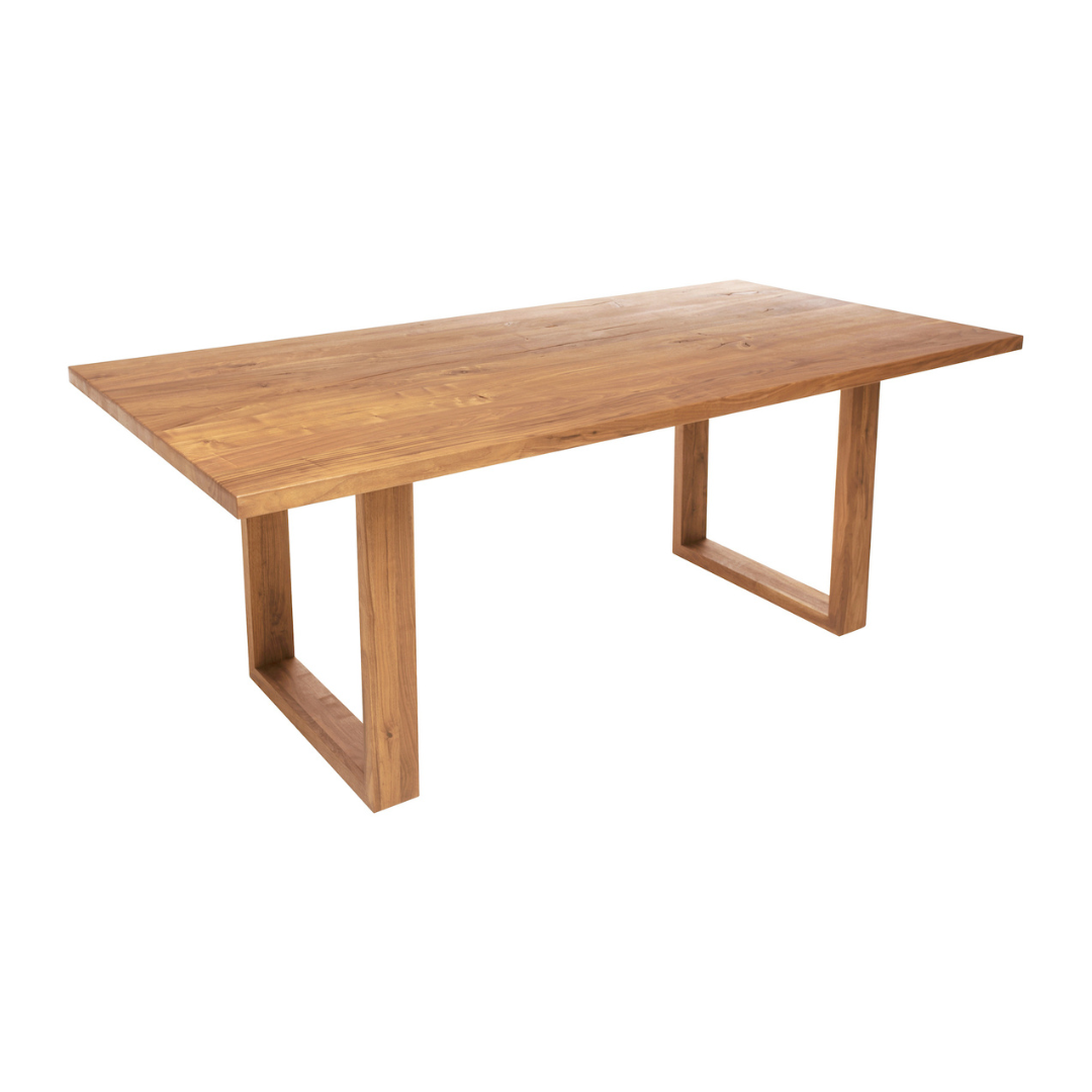 Fargo Oiled Oak Dining Table (F) - Wood