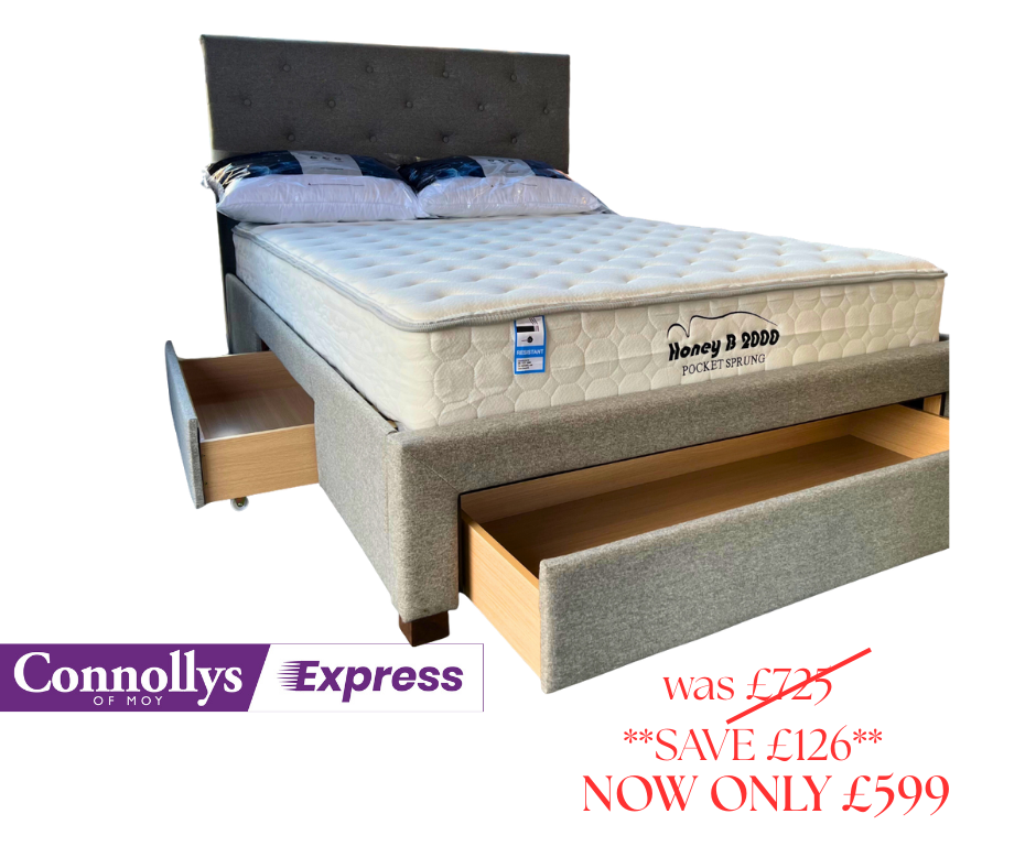 4ft 6 Urban Bedframe + Free Mattress