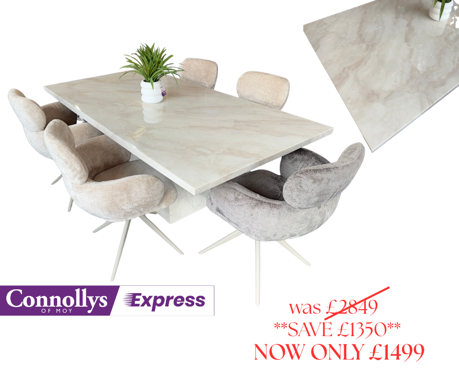 Apollo 2M DINING TABLE  + 6 CHAIRS