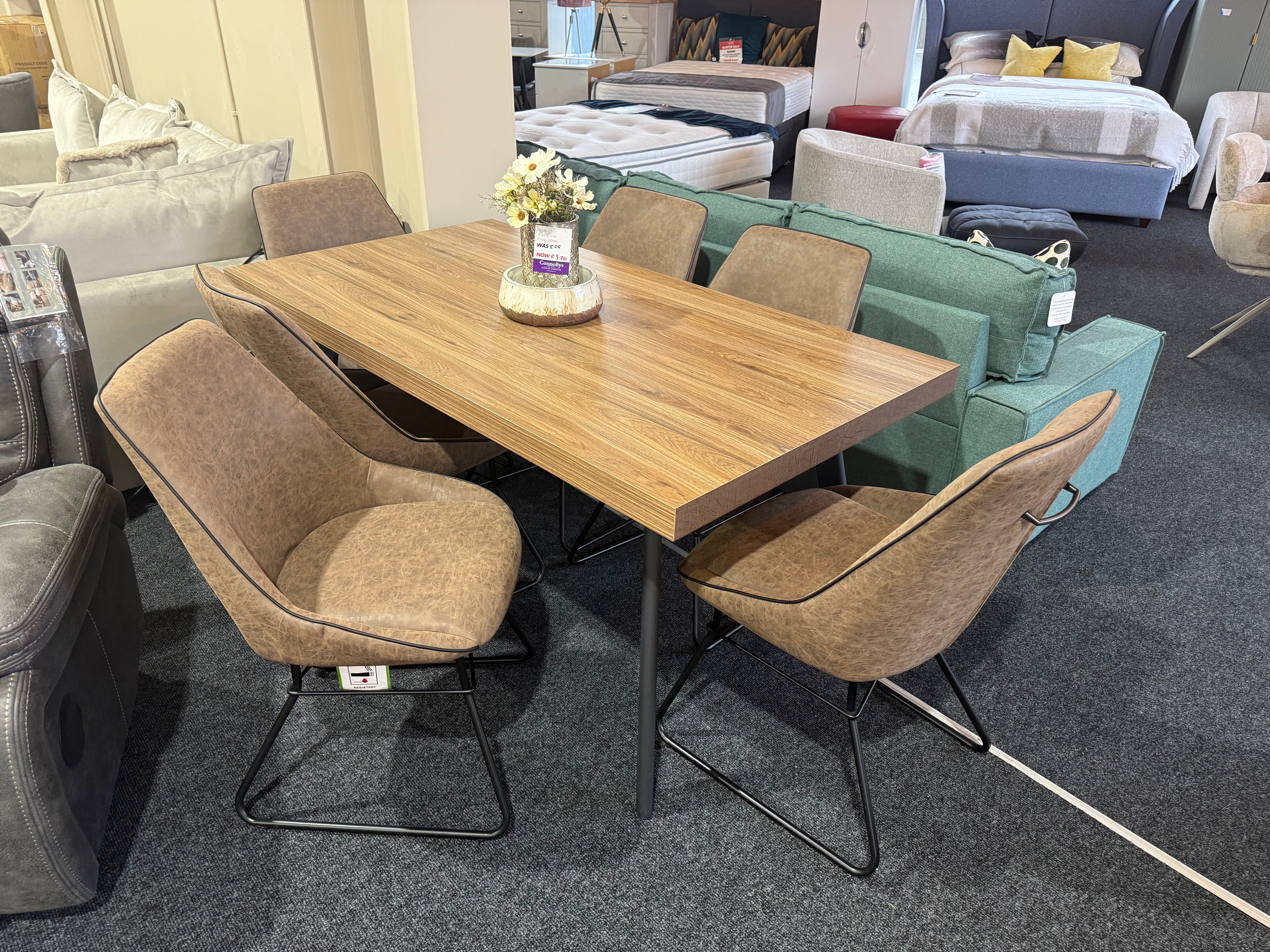 Fredrik Table + 6 Chairs