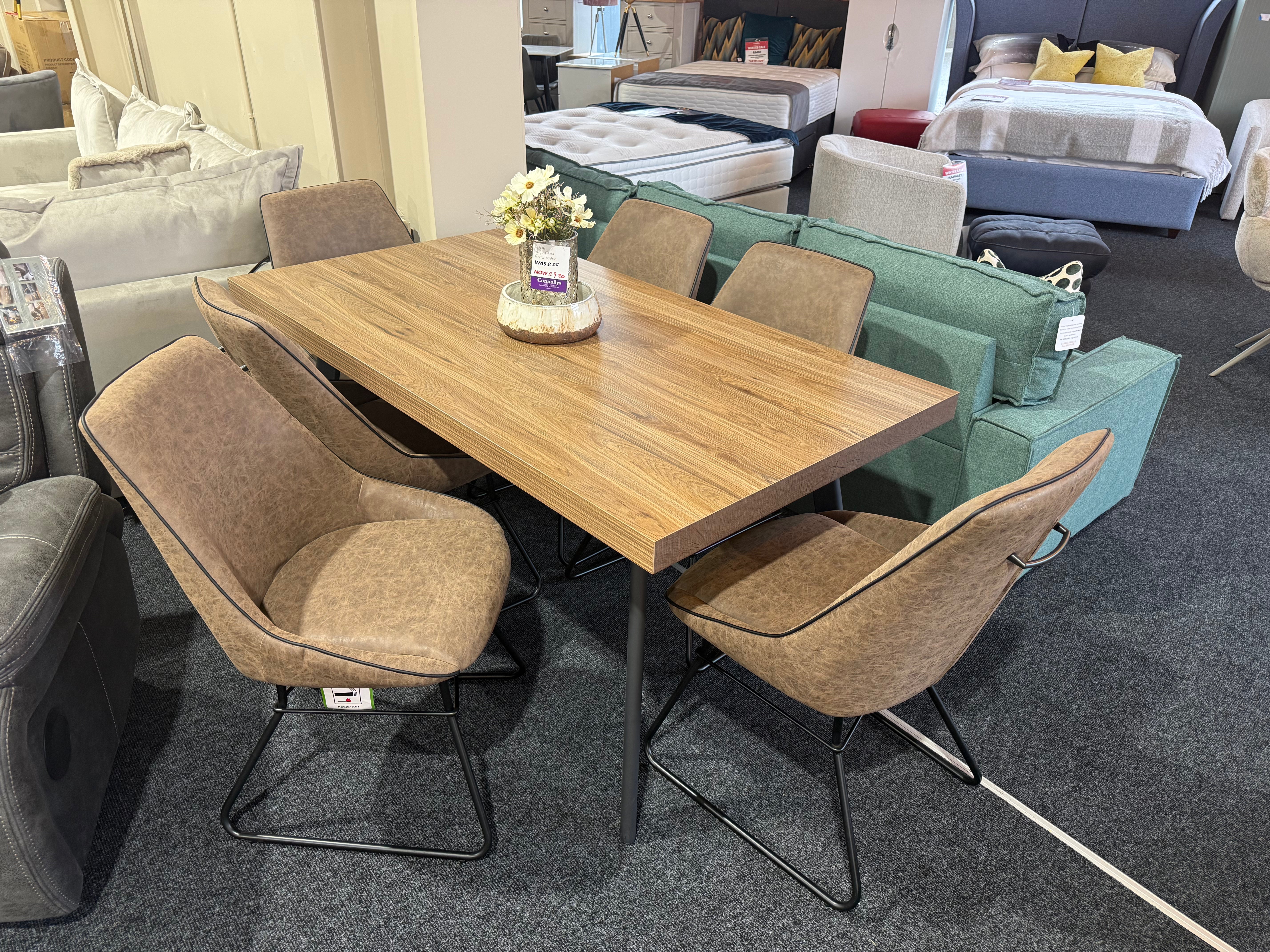 Fredrik Table + 6 Chairs