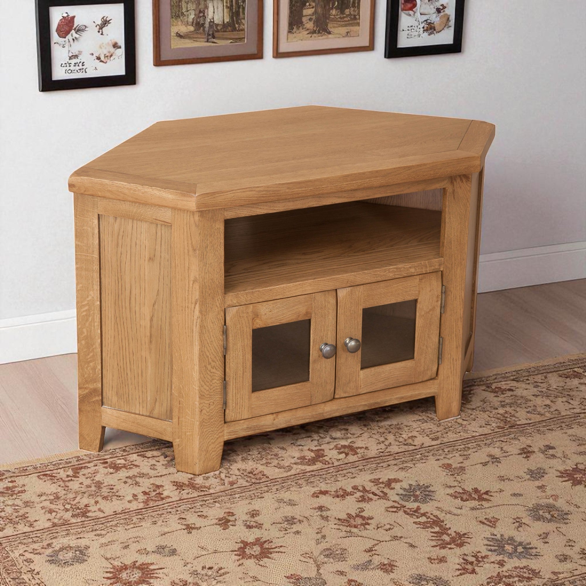 MELBOURNE COUNTRY GLAZED TV CABINET