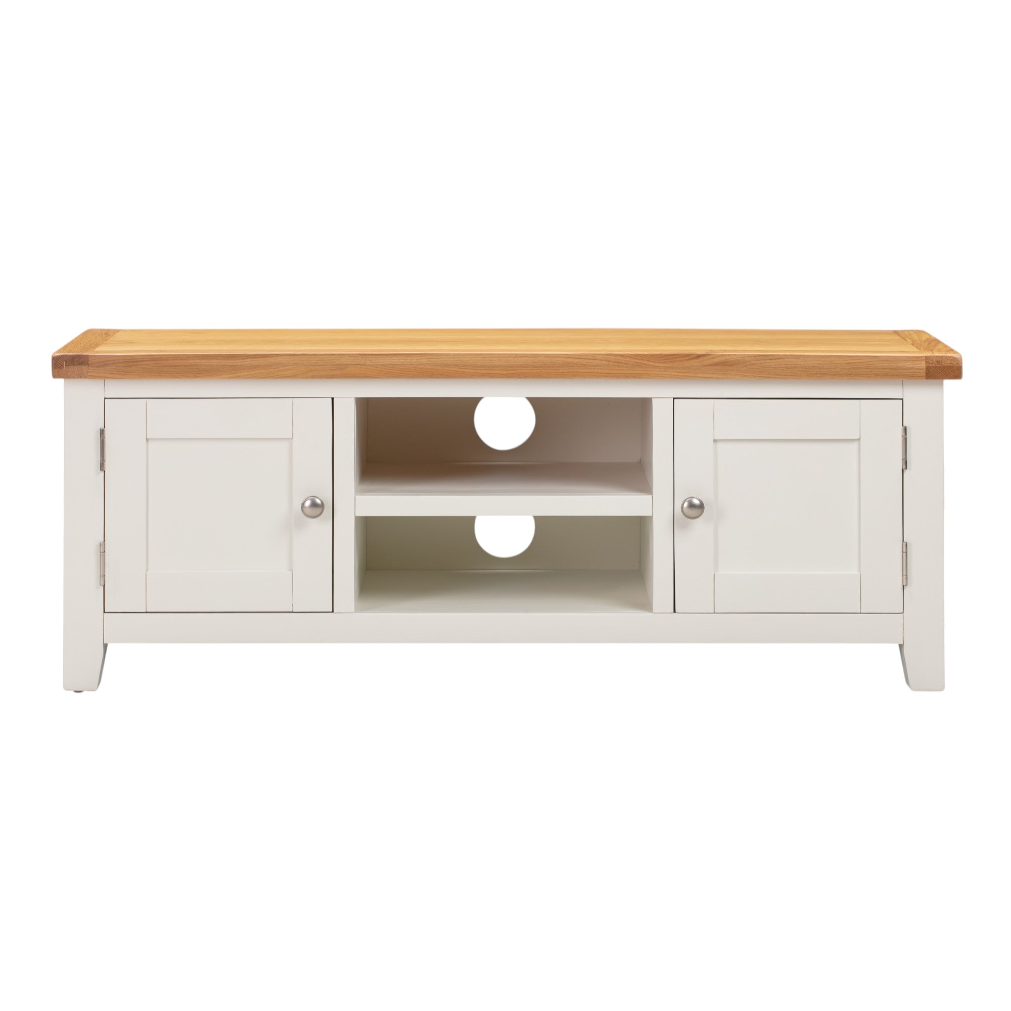 MELBOURNE WHITE PLASMA TV CABINET