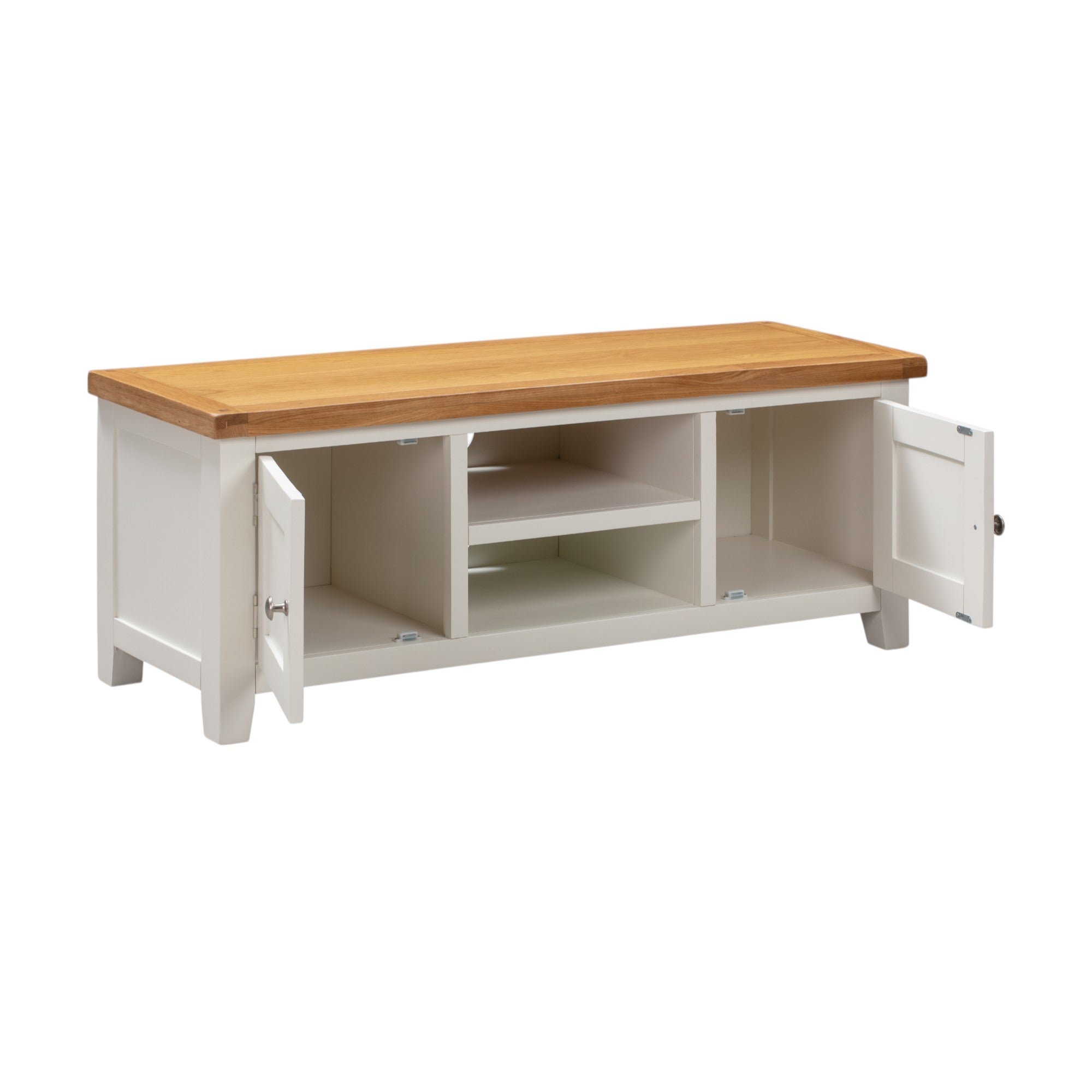 MELBOURNE WHITE PLASMA TV CABINET