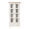 MELBOURNE WHITE DISPLAY CABINET