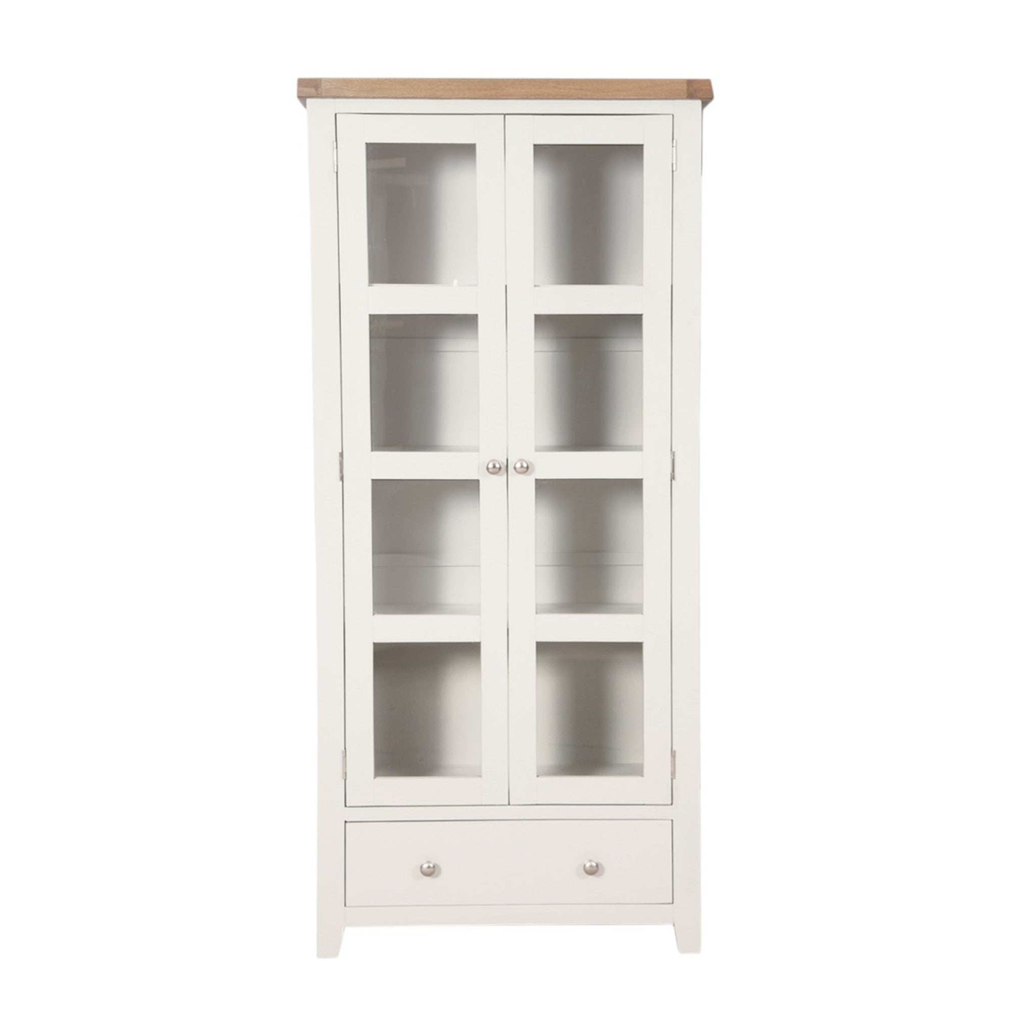 MELBOURNE WHITE DISPLAY CABINET