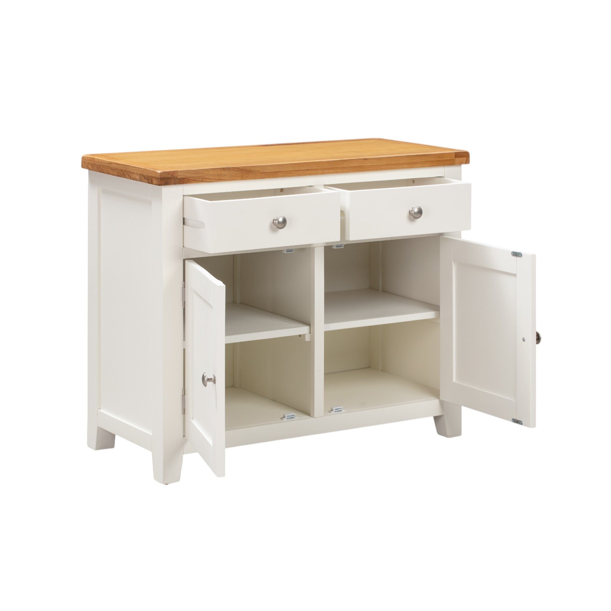 MELBOURNE WHITE 2 DOOR SIDEBOARD