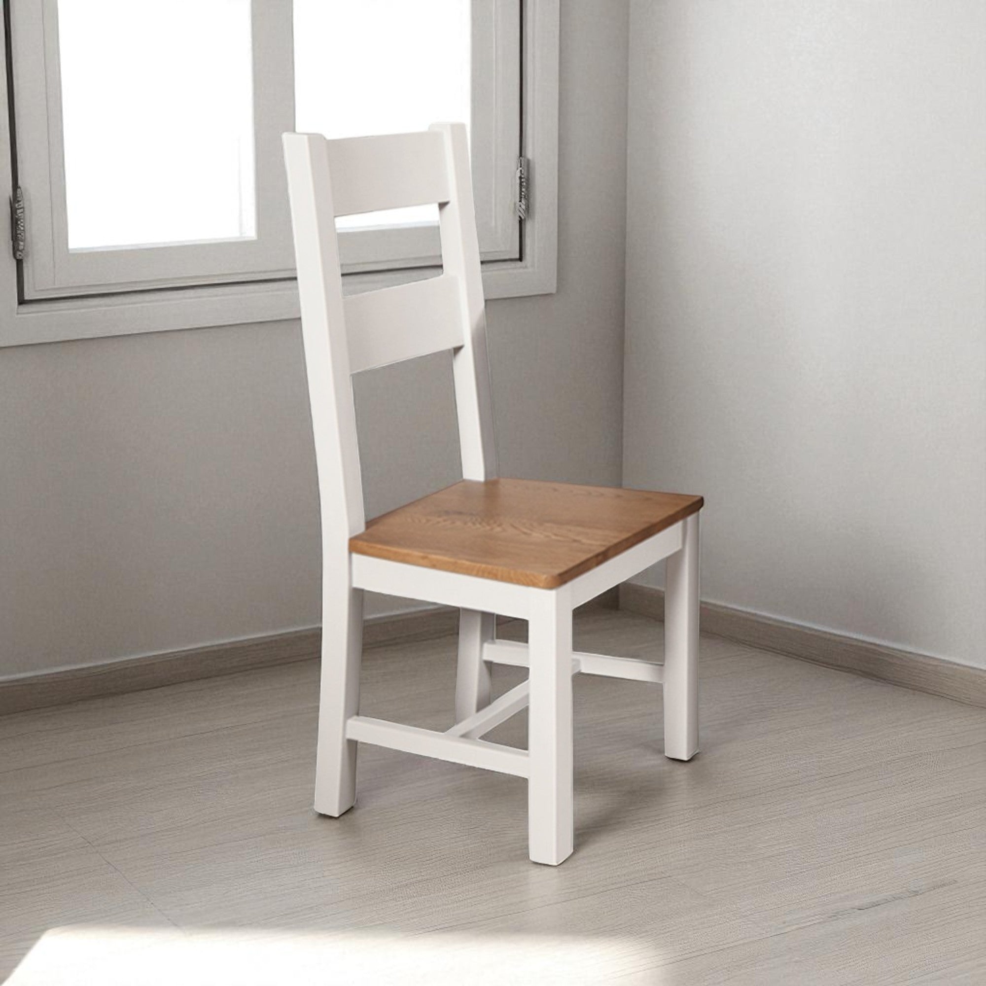 MELBOURNE WHITE DINING CHAIR
