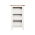 MELBOURNE WHITE SMALL BOOKCASE/DVD RACK
