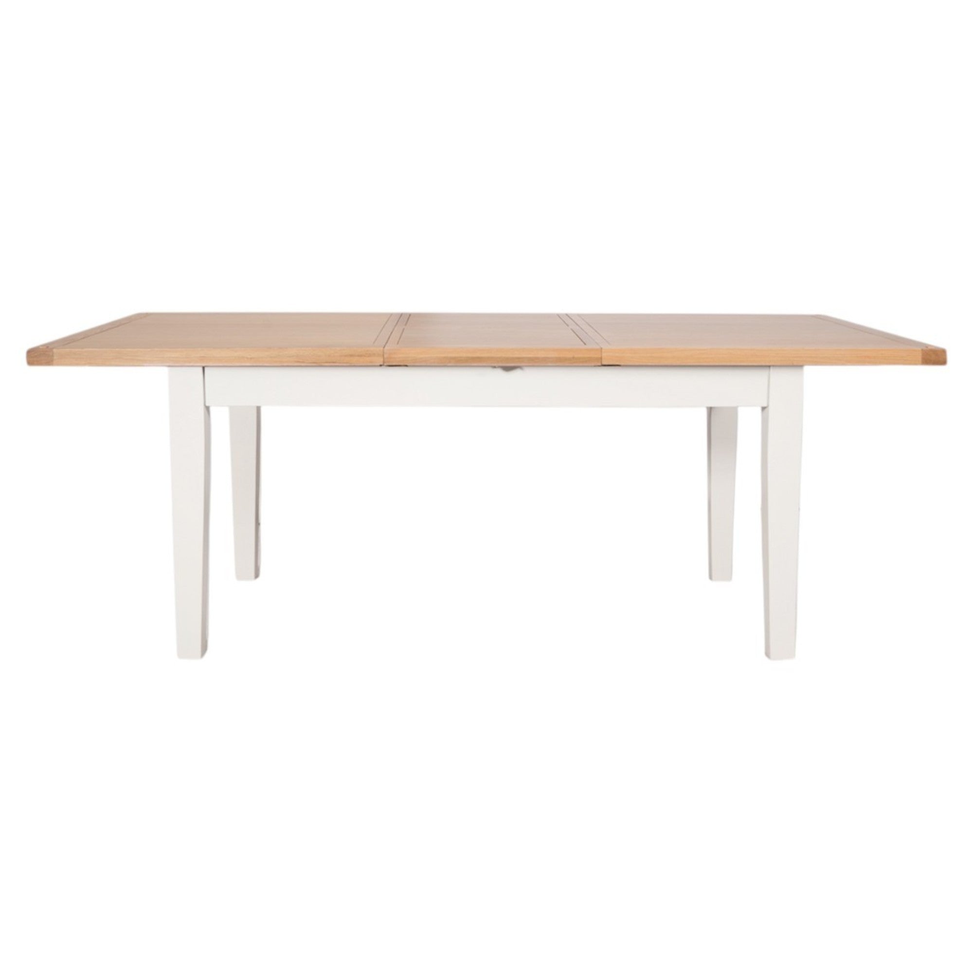 MELBOURNE WHITE EXTENDING TABLE 1.6M
