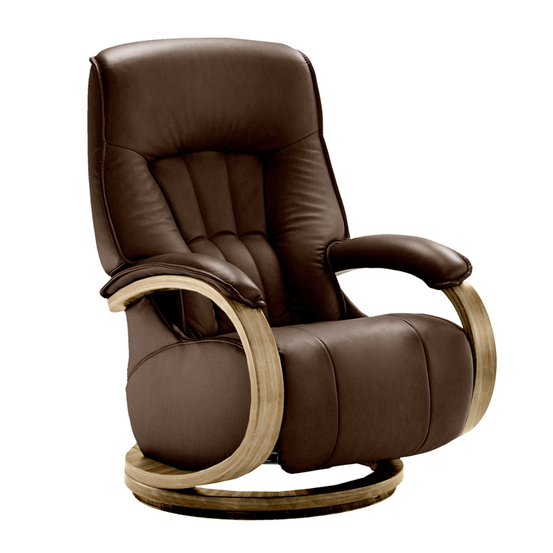 Mosel Manual Recliner - Beech Wild Oak Finish