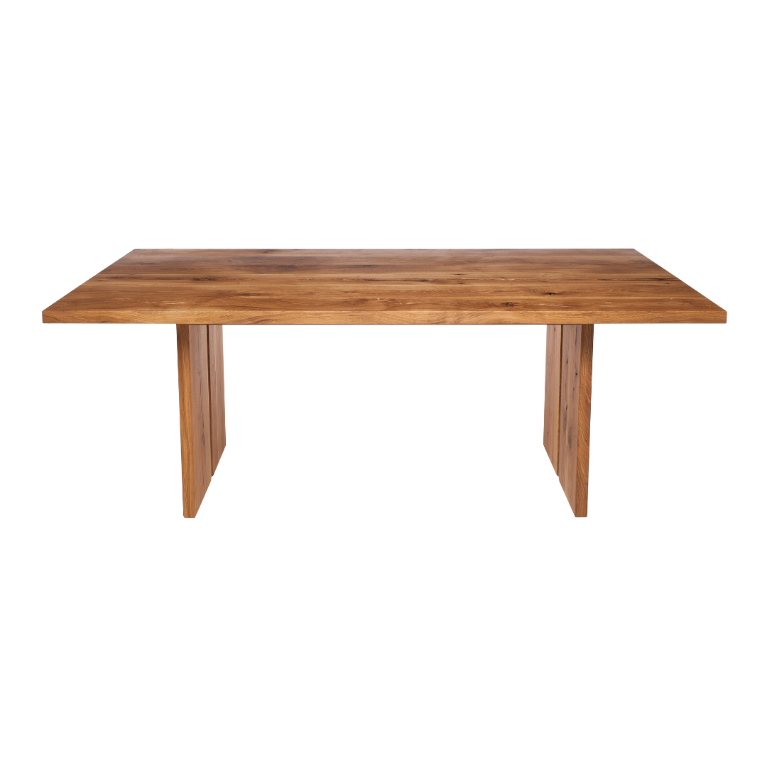 Fargo Oiled Oak Dining Table (E) - Wood