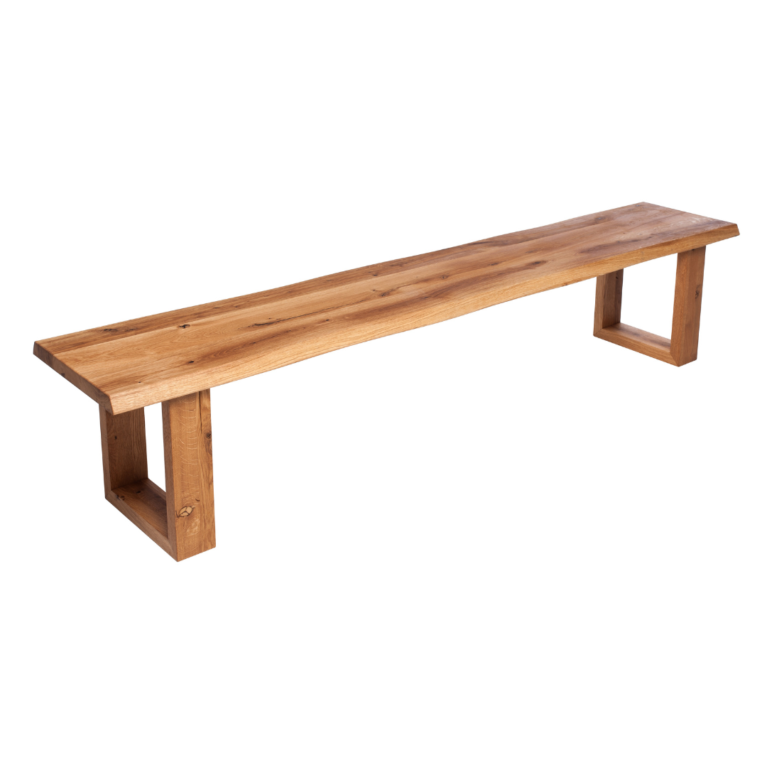 Fargo Oiled Oak Bench (F) - Wood
