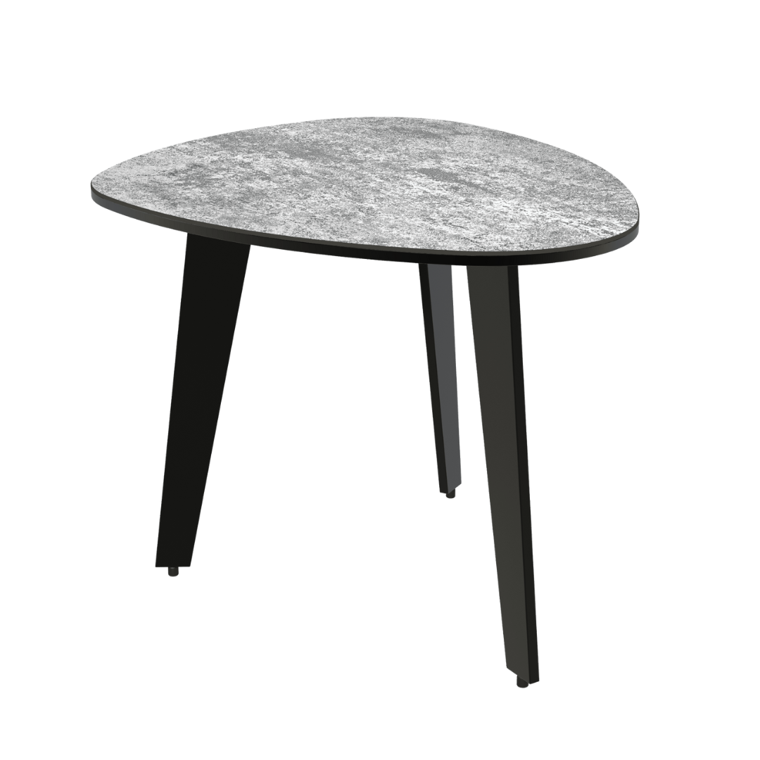 Galet Side Table - Silver
