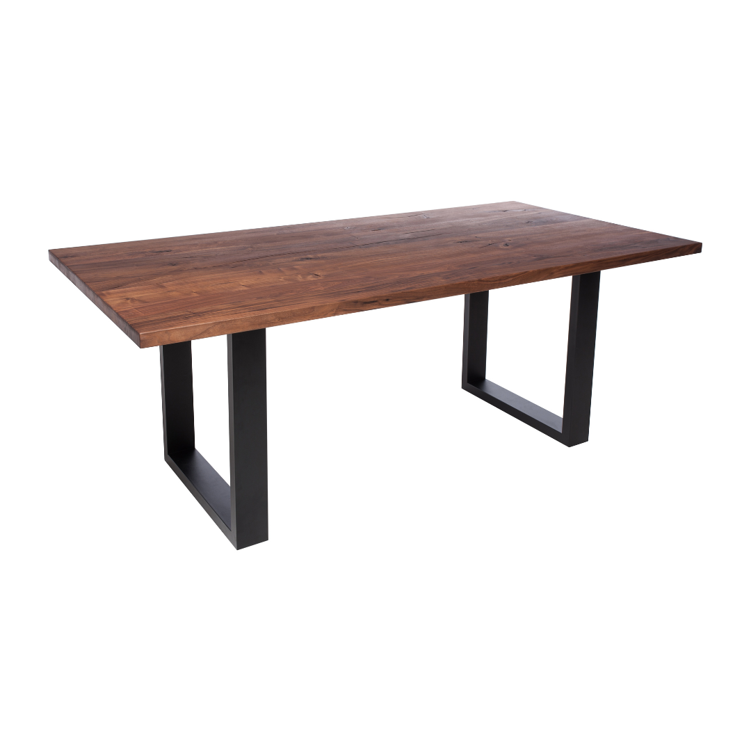 Fargo Walnut Dining Table (A) - Anthracite