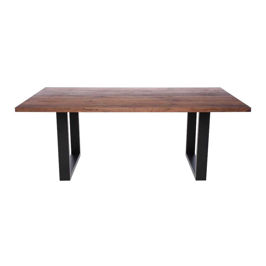 Fargo Walnut Dining Table (A) - Anthracite