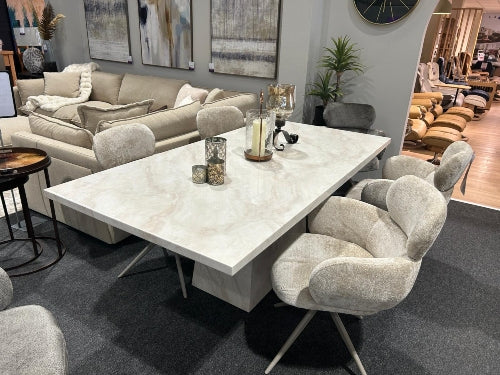 APOLLO DINING TABLE + 6 CHAIRS