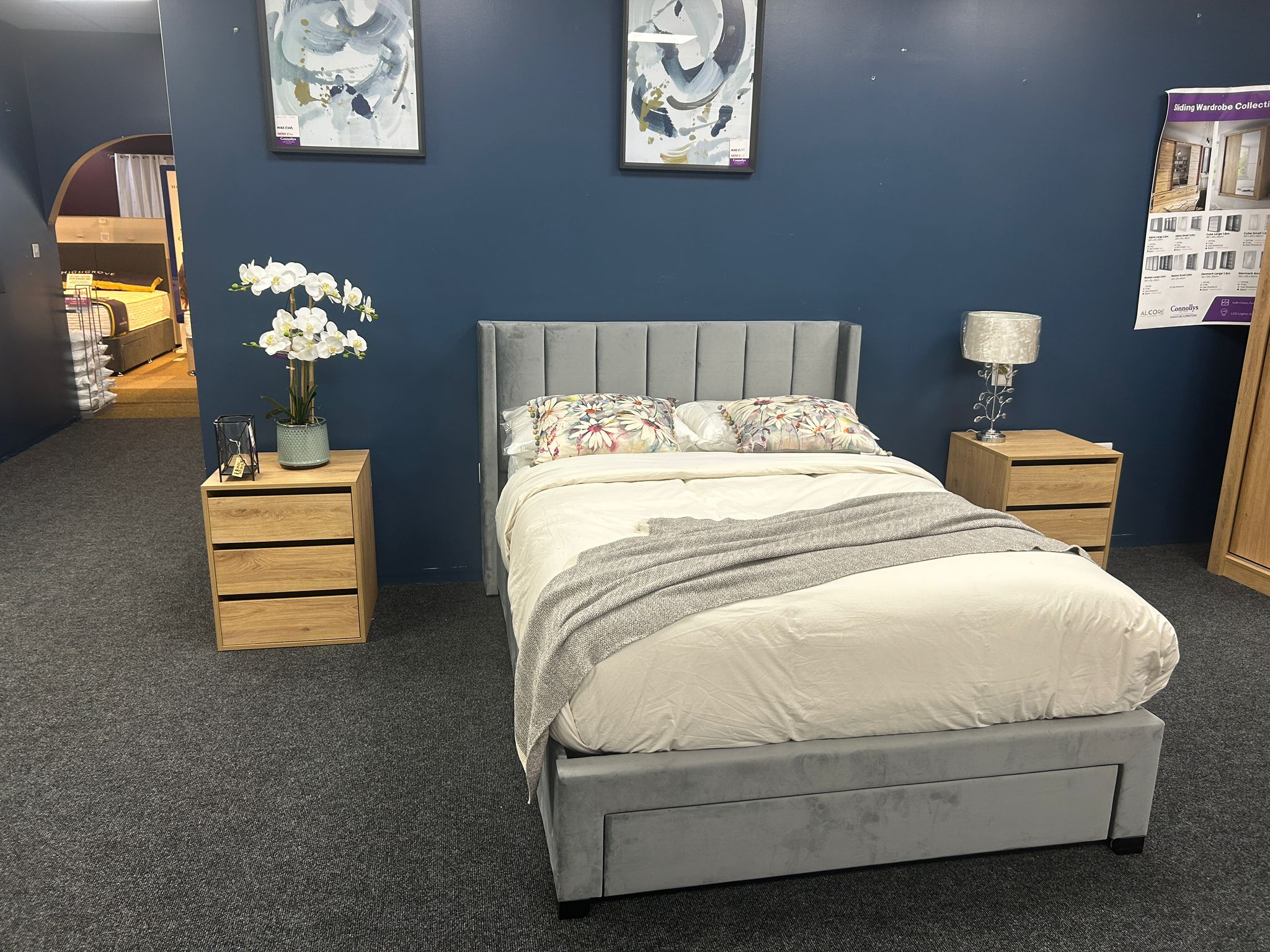 Grange 5ft Bedframe + 3 Drawers