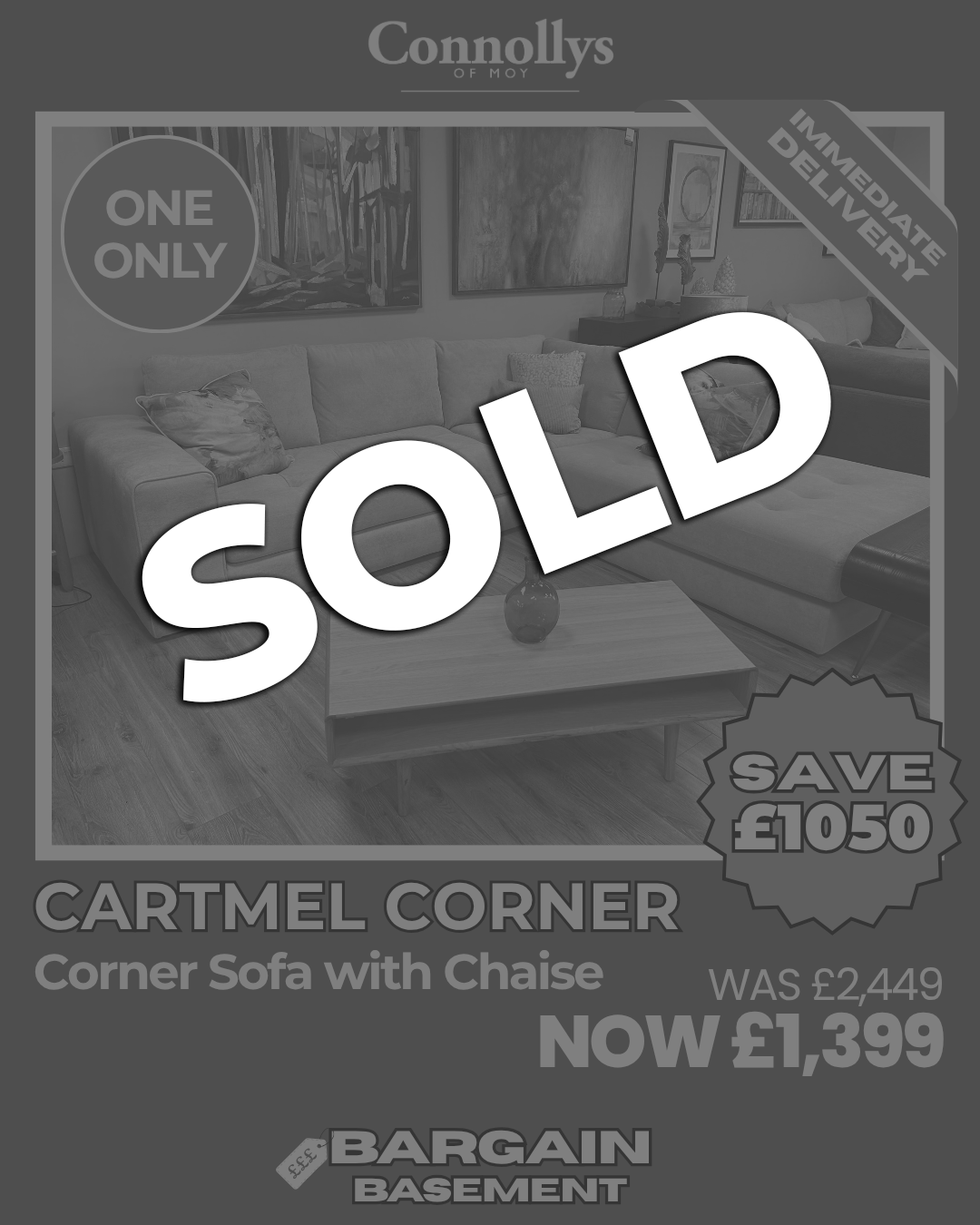 Cartmel Corner Chaise - Connollys Of Moy