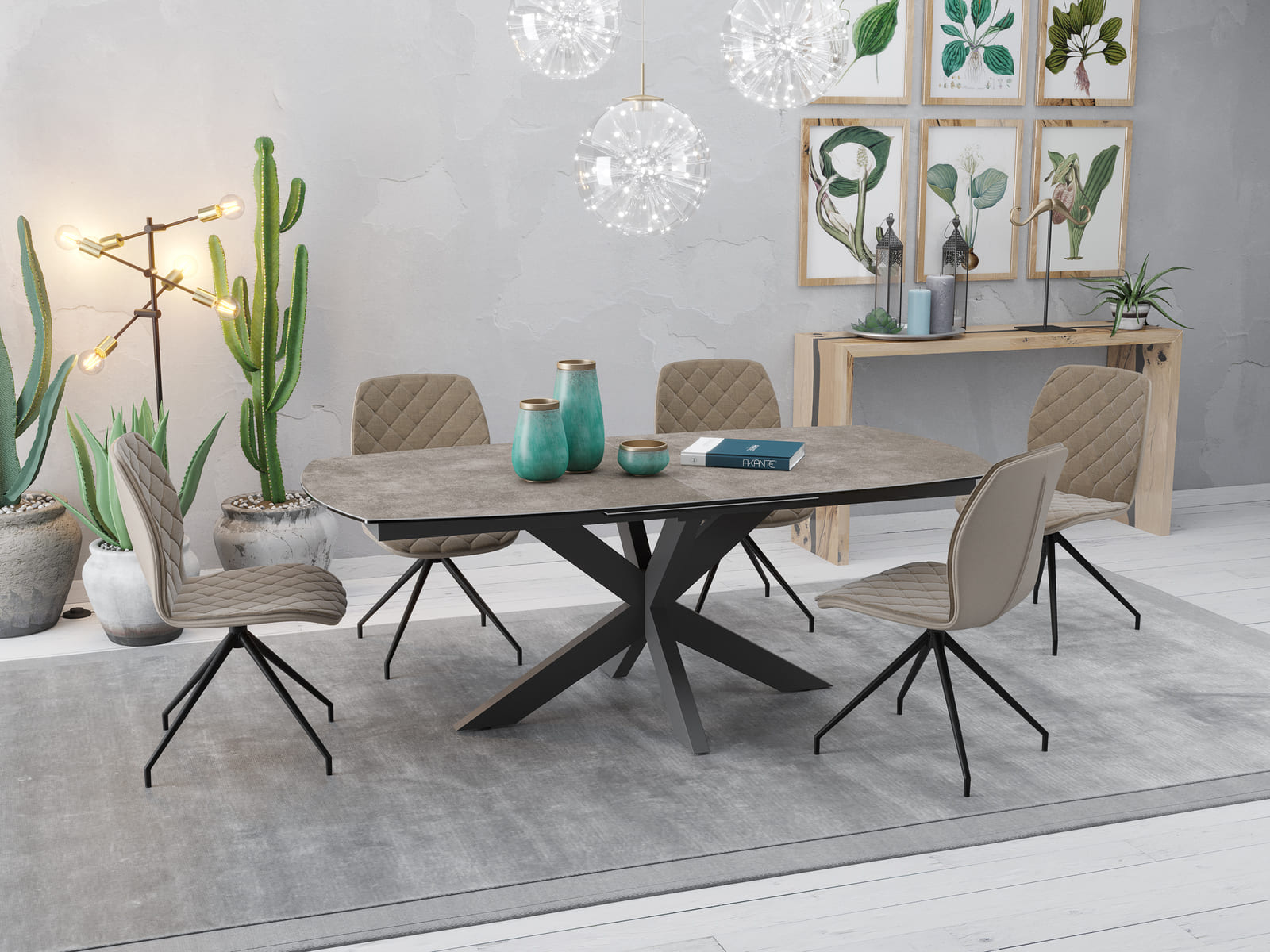 Phoenix Extending Dining Table - Connollys Of Moy