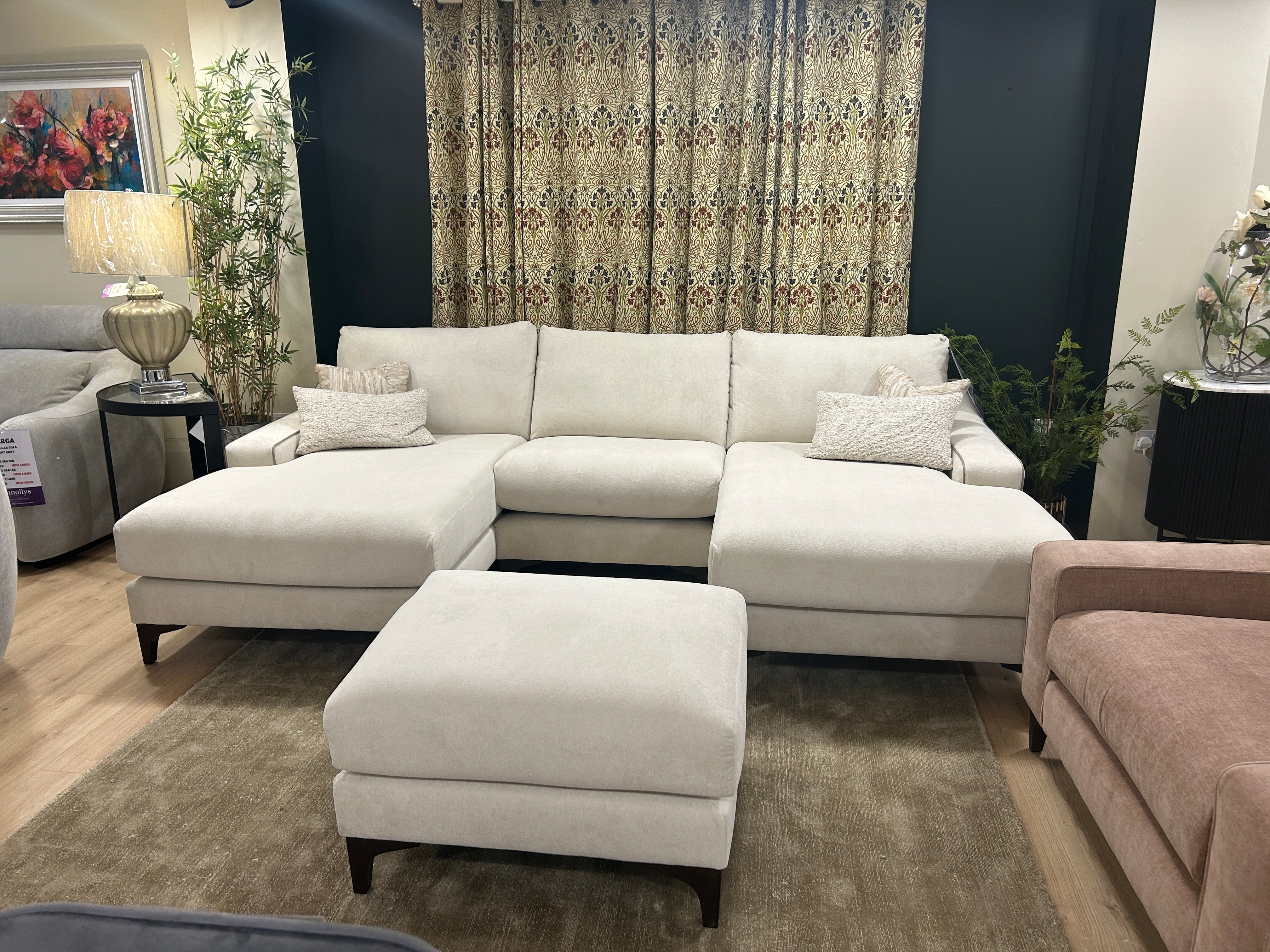 EPPING DOUBLE CHAISE + CHAIR + FOOTSTOOL - Connollys Of Moy