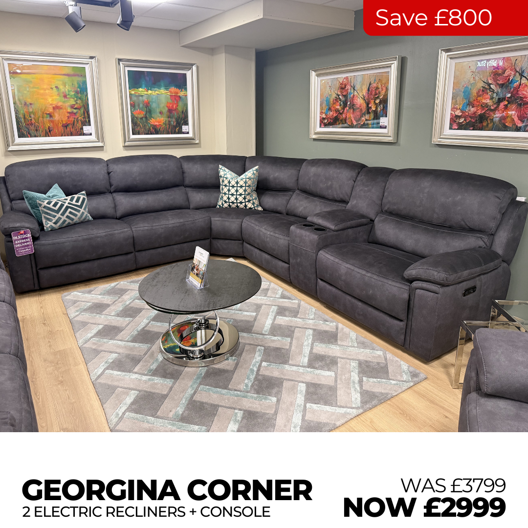 Georgina Corner Sofa - Connollys Of Moy