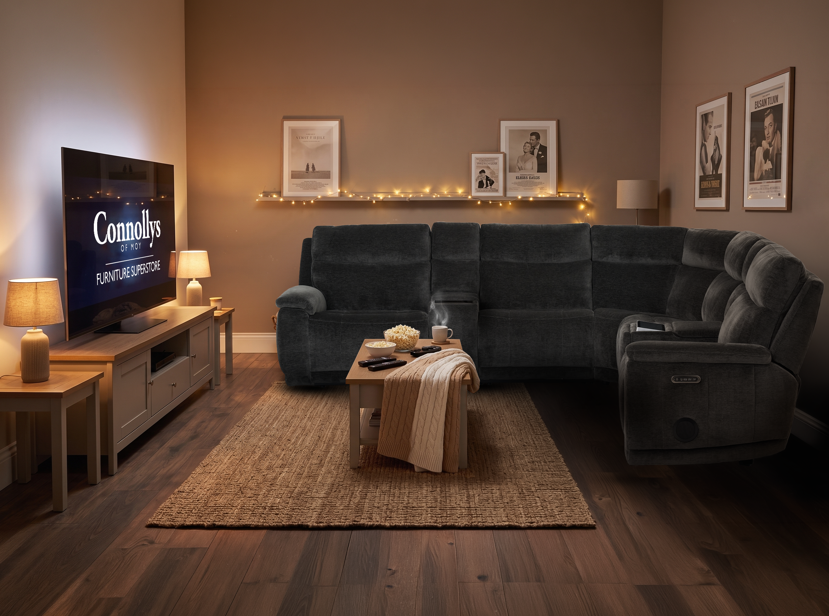 Kyla Cinema Corner Sofa - Connollys Of Moy
